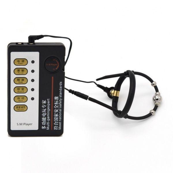 Електросекс із кільцем на пеніс