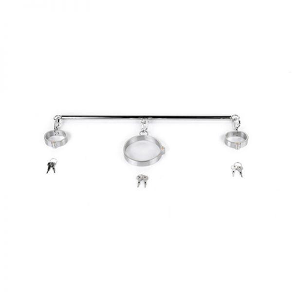 Бандаж та фіксатори BDSM / Жіночі наручники з нержавіючої сталі для рук та шиї