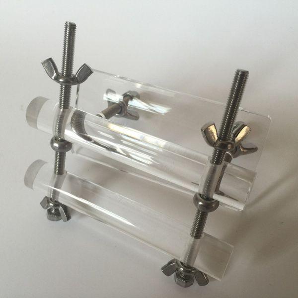 Бдсм фіксатор / Затиск для мошонки, Прозорий