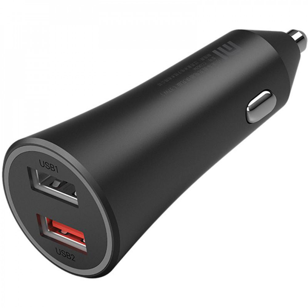 Автомобільний зарядний пристрій Xiaomi CC06ZM / GDS4131CN 2 USB / 37W, Black