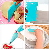 Набір для декору тортів кексів, кондитерські інструменти, 70шт, в кейсі, фото 4