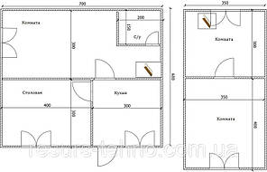 Проект дому 6 м х 6 м із мансардою