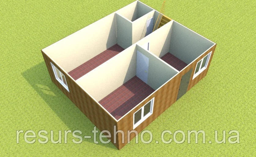 Проект дома 6м х 6м с мансардой - фото 2 - id-p1333394768