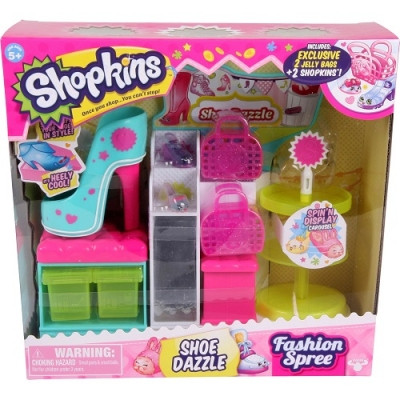 Ігровий набір SHOPKINS S3 — ОБУВНИЙ БУТІК (з аксесуарами, 2 ексклюзивні шопкінси, 2 сумочки), фото 1