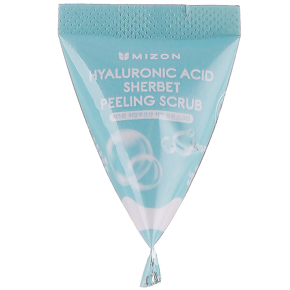 Скраб-щербет для обличчя з содою і гіалуроновою кислотою Mizon Hyaluronic Sherbet Peeling Scrub 7 г