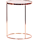 Стіл журнальний Kalibri, rose gold, glass top, фото 2