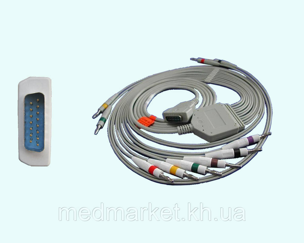 Кабель до ЕКГ МАС-500, 1200 на 10 відведень
