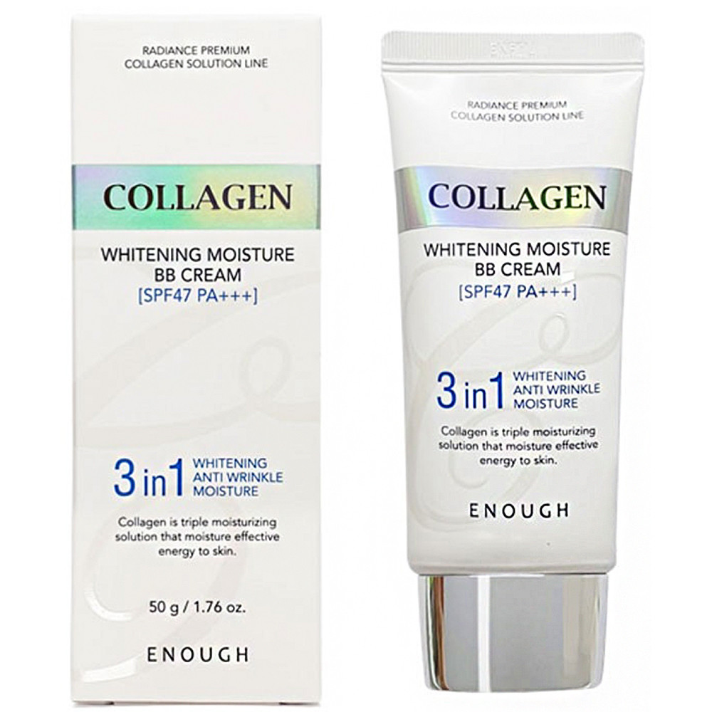 Зволожуючий BB-крем для обличчя з колагеном Enough Collagen 3 in 1 BB Cream 50 мл, фото 1
