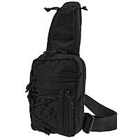 Тактическая плечевая сумка-кобура EDC S Black