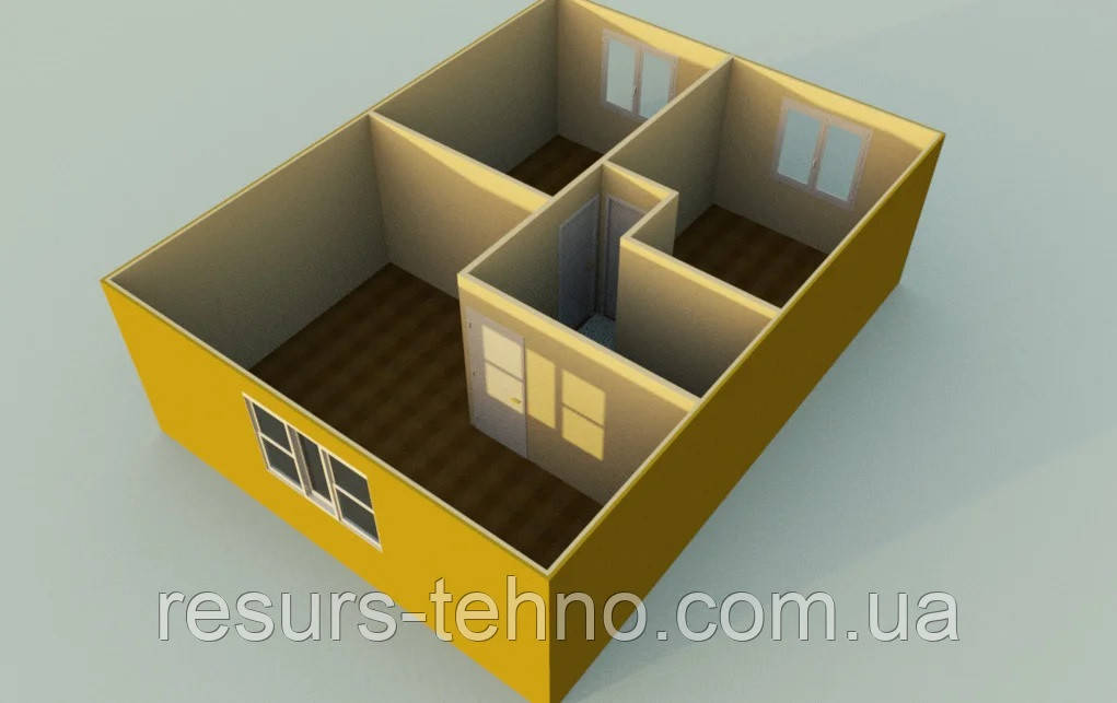 Проект дачного дома 8м х 8м с мансардой и терассой - фото 4 - id-p1333406820