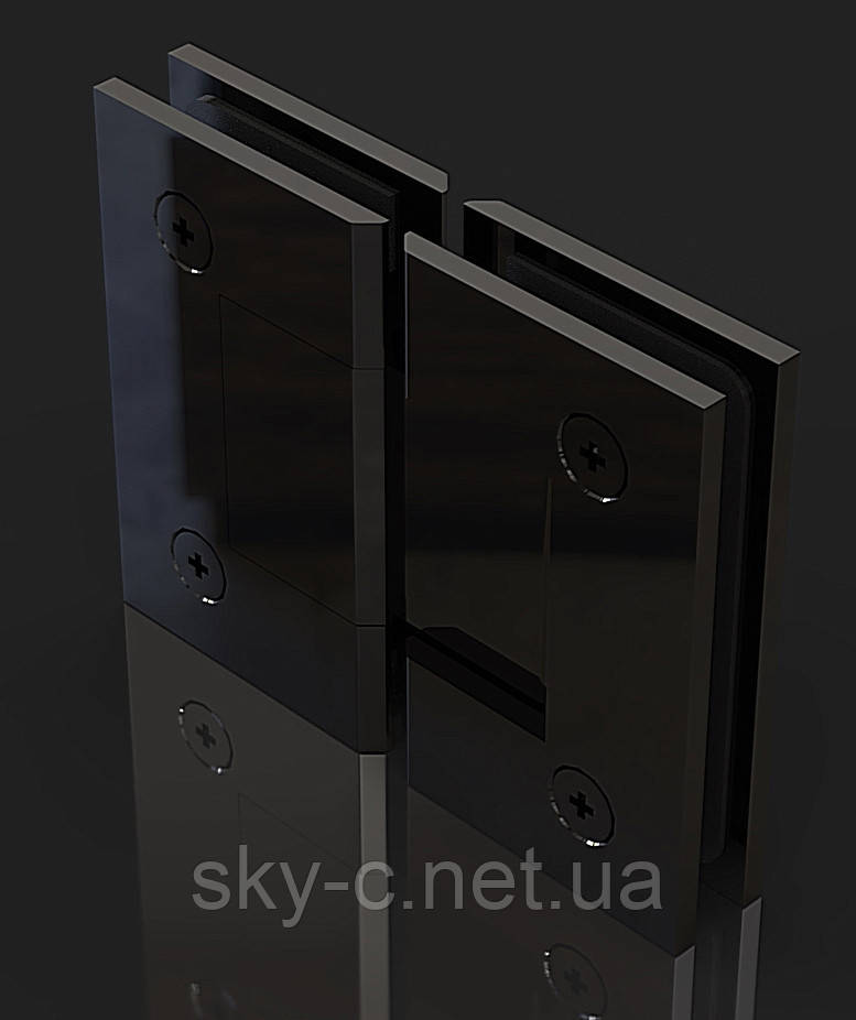 Петля для душових кабін Скло-скло 180°