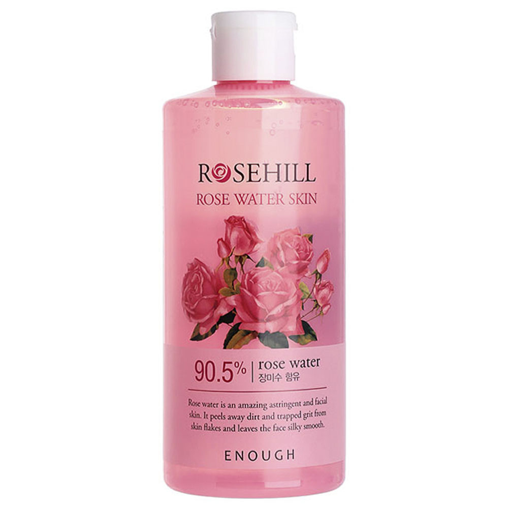 Тонер для обличчя з екстрактом дамаської троянди Enough Rosehill-Rose Water Skin 300 мл, фото 1