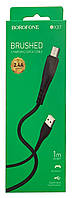 Usb кабель (шнур) Borofone BX37 Wieldy Micro (1m) Чорний
