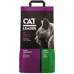 Наповнювач Cat Leader Wild Nature для кішок супер-всмоктуючий глиняний, ароматизований, 5 кг