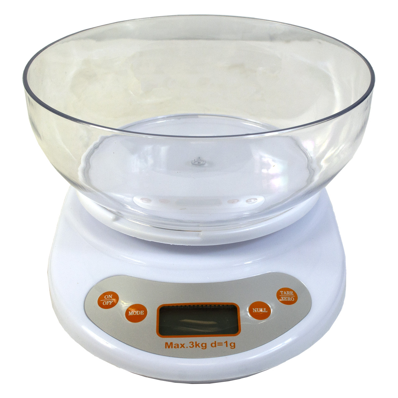 Весы кухонные с тарелкой на 3 кг (24) - фото 1 - id-p1333428776
