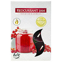 Свеча таблетка ароматическая Redcurrant jam, Bispol. В наборе 6 штук. Польша.(48)