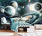 Флізелінові фото шпалери в кімнату 416x254 см Космос та зірки (11896VEXXXL) Найкраща якість, фото 8