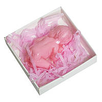 Мыло сувенирное Спящий младенец, розовое (600)