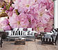 Фотошпалери 3D 368х254 см Цвітіння сакури (13282P8) Найкраща якість, фото 4