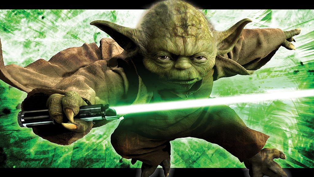 Фотошпалери Вінілові 3D Star Wars: Джедаї Майстер Йода дитячі для хлопчиків 1590VEXXXL Будь-який розмір