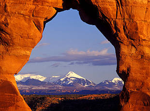 Фотошпалери 3D гори і озера