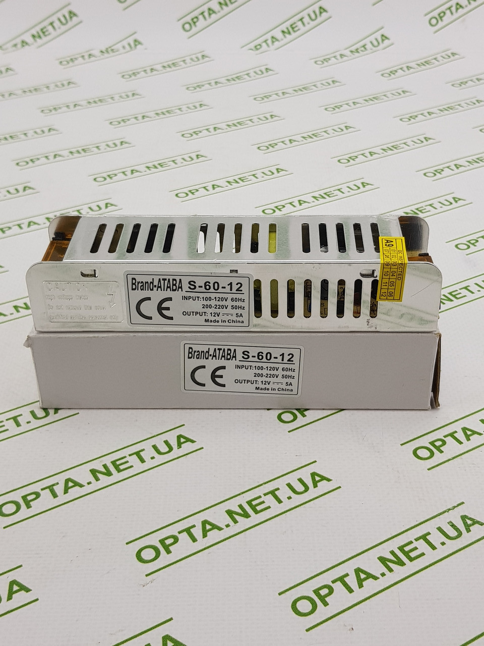 Блок адаптер питания ATABA 12V S-60-12 Metall (5A), фото 1