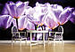 Фотошпалери 3D 368x254 см Квіти: Фіолетові тюльпани 1104P8 Найкраща якість, фото 2