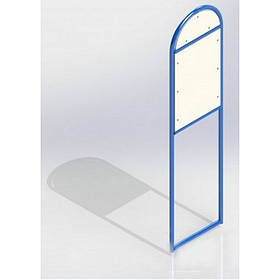 Стійка інформаційна 1 металева на ігровий майданчик