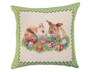 Наволочка гобеленова великодня 45х45 см KISS651