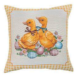 Наволочка гобеленова великодня 45х45 см KISS651
