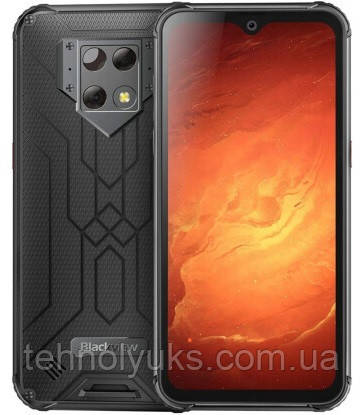 Смартфон Blackview BV9800 Pro 6/128 ТЕПЛОВІЗОР Black, 48+16+5/16Мп, 6580mAh,6.3" IPS, IP69K, 4G, Helio P70, фото 1