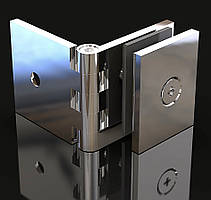 Кріплення для скла Регульоване Стіна-скло 180°