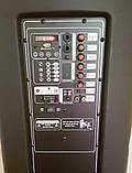 Колонка акумуляторна з мікрофоном ZPX ZX-7766 200W (Bluetooth/USB/FM/TWS), фото 4