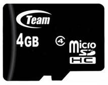 Micro SD 4GB/4 class Team, фото 2
