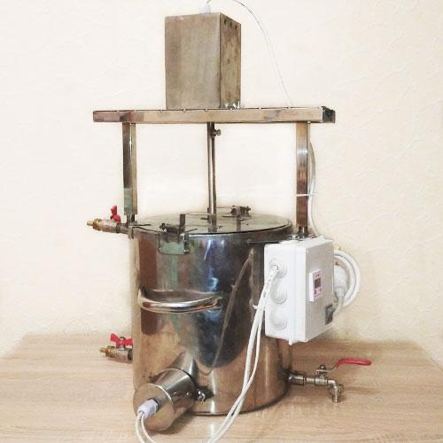 Сироварня Варюша-15Л: Водяна сорочка + Терморегулятор + Мішалка автомат