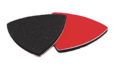 Насадка полірувальна на липучці із синтетичної повсті вологостійка для реноватора MASTERTOOL 6/75 мм 10 шт.