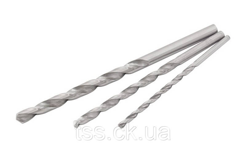 Свердло для металу GRANITE HSS 1.0х56 мм подовжене DIN340 WHITE 6-01-010