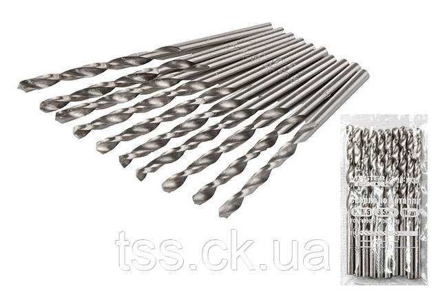 Свердло для металу MASTERTOOL HSS 3,5х70 мм WHITE 10-1035, фото 1