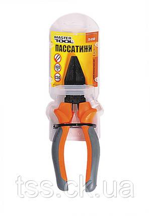 Пасатижі MASTERTOOL 160 мм фосфатовані C50/HRC 45~50 25-0160, фото 3