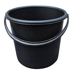 Відро пластикове ГОСПОДАР 8 л чорне 92-0314