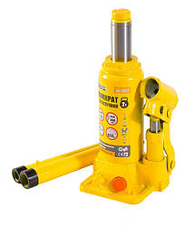 Домкрат гідравлічний пляшковий MASTERTOOL 2 т 148-276 мм у пластиковому кейсі 86-1021