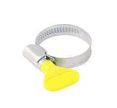 Хомут черв'ячний оцинкований MASTERTOOL "Метелик" German type 9.0 мм Ø 12-20 мм 25 шт 20-1993