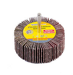 Насадка шліфувальна пелюсткова MASTERTOOL зерно 80 80х30 мм зі стрижнем 6 мм 08-2288