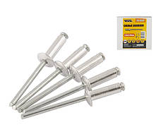 Заклепки алюмінієві витяжні MASTERTOOL 4.0х6.40 мм 500 шт 20-0545