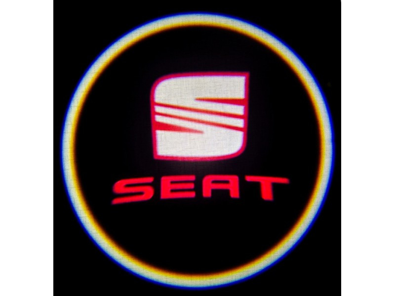 Підсвітка дверей Seat на батарейках