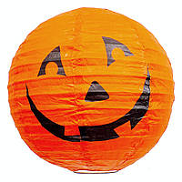 Фонарик бумажный "Тыква" d= 20 см на Halloween, оранжевый