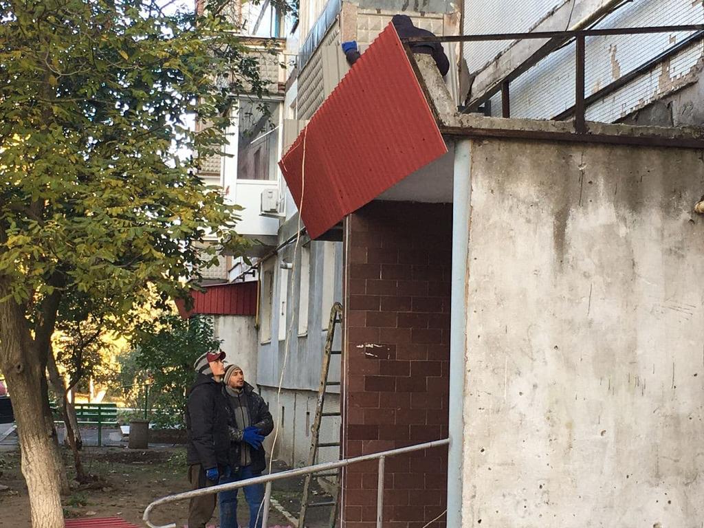 Козырьки подьездов 2