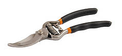 Секатор садовий MASTERTOOL 200 мм ергономічні ручки метал+PVC лезо С45 14-6117