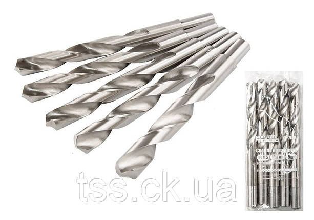 Свердло для металу MASTERTOOL HSS 14,0х160 мм WHITE 10-1140, фото 1