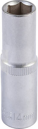 Насадка торцева 6-гранна подовжена MASTERTOOL 1/2" 14 мм CRV 78-0514, фото 1